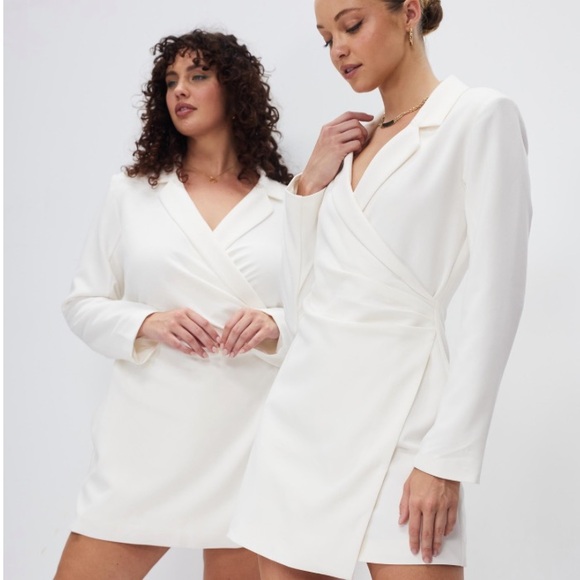 Worn once Abercrombie & Fitch Long Sleeved Blazer Dress Size XL - Picture 10 of 10